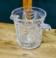 French Art Deco Hand Blown Cut Crystal Champaign Ice Bucket, Wine Cooler (2 of 5) French Art Deco Hand Blown Cut Crystal Champaign Ice Bucket, Wine Cooler (2 of 5)