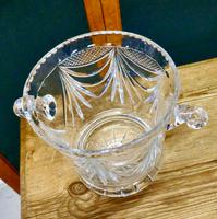 French Art Deco Hand Blown Cut Crystal Champaign Ice Bucket, Wine Cooler (4 of 5) French Art Deco Hand Blown Cut Crystal Champaign Ice Bucket, Wine Cooler (4 of 5)