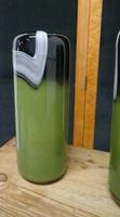 Pair of Tall Mid Century Glass Art Glass Vases (3 of 6) Pair of Tall Mid Century Glass Art Glass Vases (3 of 6)