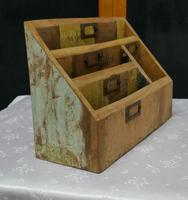 Distressed Industrial Look Desk Top Stationary Box Letter Rack (5 of 8) Distressed Industrial Look Desk Top Stationary Box Letter Rack (5 of 8)