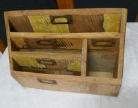 Distressed Industrial Look Desk Top Stationary Box Letter Rack (7 of 8) Distressed Industrial Look Desk Top Stationary Box Letter Rack (7 of 8)