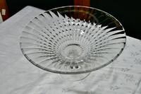 Large French Tazza Diamond Patterned Crystal Pedestal Fruit Dish (4 of 8) Large French Tazza Diamond Patterned Crystal Pedestal Fruit Dish (4 of 8)