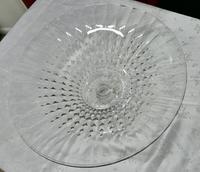 Large French Tazza Diamond Patterned Crystal Pedestal Fruit Dish (5 of 8) Large French Tazza Diamond Patterned Crystal Pedestal Fruit Dish (5 of 8)