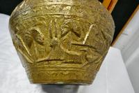 Large Early 19th Century North African Brass Jardiniere Pot (6 of 7) Large Early 19th Century North African Brass Jardiniere Pot (6 of 7)