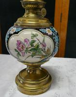 French Napoleon III Ceramic Oil Lamp Decorated with Birds & Flowers (3 of 5) French Napoleon III Ceramic Oil Lamp Decorated with Birds & Flowers (3 of 5)
