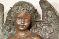 French Bronze Angel, Wall Plaque after Dumaige 1838 (3 of 5) French Bronze Angel, Wall Plaque after Dumaige 1838 (3 of 5)