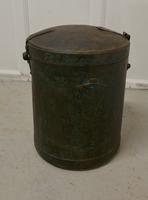 19th Century Large Heavy Metal Lockable Grain Storage Bin (4 of 7) 19th Century Large Heavy Metal Lockable Grain Storage Bin (4 of 7)
