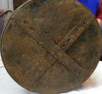 19th Century Large Heavy Metal Lockable Grain Storage Bin (7 of 7) 19th Century Large Heavy Metal Lockable Grain Storage Bin (7 of 7)