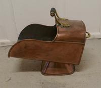 Superb Large Arts and Crafts Copper Helmet Coal Scuttle (2 of 6) Superb Large Arts and Crafts Copper Helmet Coal Scuttle (2 of 6)