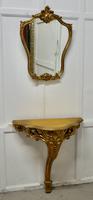 19th Century French Gilt Console or Hall Table & Matching Mirror Set (2 of 11) 19th Century French Gilt Console or Hall Table & Matching Mirror Set (2 of 11)