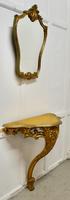 19th Century French Gilt Console or Hall Table & Matching Mirror Set (8 of 11) 19th Century French Gilt Console or Hall Table & Matching Mirror Set (8 of 11)