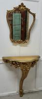 19th Century French Gilt Console or Hall Table & Matching Mirror Set (10 of 11) 19th Century French Gilt Console or Hall Table & Matching Mirror Set (10 of 11)