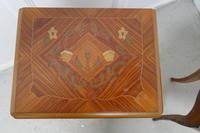 Pair of Inlaid French Marquetry Bombe Shaped Bedside Cupboards (4 of 5) Pair of Inlaid French Marquetry Bombe Shaped Bedside Cupboards (4 of 5)