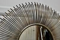 Large French Mid Century Sunburst-Starburst Steel Mirror (3 of 8) Large French Mid Century Sunburst-Starburst Steel Mirror (3 of 8)