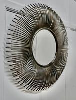 Large French Mid Century Sunburst-Starburst Steel Mirror (5 of 8) Large French Mid Century Sunburst-Starburst Steel Mirror (5 of 8)