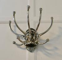 Art Deco Style French Chrome Coat Rack, Hat & Coat Hooks (2 of 8) Art Deco Style French Chrome Coat Rack, Hat & Coat Hooks (2 of 8)