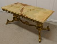 Superb Quality French Brass & Marble Coffee Table (6 of 6) Superb Quality French Brass & Marble Coffee Table (6 of 6)