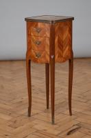 Pair of French Three Drawer Walnut Bedside Cabinets (11 of 11) Pair of French Three Drawer Walnut Bedside Cabinets (11 of 11)