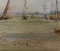 Watercolour by W.L. Wyllie RA ‘the Sailing Yacht Reverie’ (2 of 2) Watercolour by W.L. Wyllie RA ‘the Sailing Yacht Reverie’ (2 of 2)