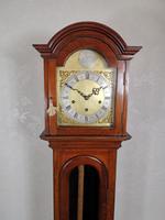 Fine Quality German 1920s Glass Fronted Mahogany Grandmother or Small Grandfather Longcase Clock with Musical Quarter Chimes & Hour Strike (2 of 7) Fine Quality German 1920s Glass Fronted Mahogany Grandmother or Small Grandfather Longcase Clock with Musical Quarter Chimes & Hour Strike (2 of 7)