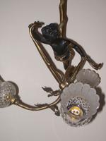 Bronze Putti Three Lamp Ceiling Light c.1920 (3 of 5) Bronze Putti Three Lamp Ceiling Light c.1920 (3 of 5)