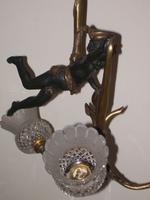 Bronze Putti Three Lamp Ceiling Light c.1920 (5 of 5) Bronze Putti Three Lamp Ceiling Light c.1920 (5 of 5)