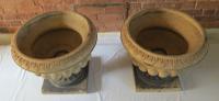 Impressive Pair of Stoneware Terracotta Victorian Urns C.1850 (11 of 20) Impressive Pair of Stoneware Terracotta Victorian Urns C.1850 (11 of 20)