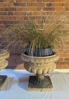 Impressive Pair of Stoneware Terracotta Victorian Urns C.1850 (4 of 20) Impressive Pair of Stoneware Terracotta Victorian Urns C.1850 (4 of 20)