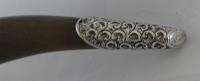 Silver Mounted Horn Desk Ornament (5 of 8) Silver Mounted Horn Desk Ornament (5 of 8)