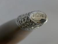 Silver Mounted Horn Desk Ornament (6 of 8) Silver Mounted Horn Desk Ornament (6 of 8)