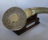 Silver Mounted Horn Desk Ornament (8 of 8) Silver Mounted Horn Desk Ornament (8 of 8)