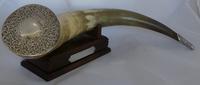 Silver Mounted Horn Desk Ornament (2 of 8) Silver Mounted Horn Desk Ornament (2 of 8)