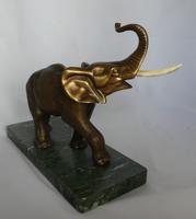 Lovely Antique Bronze Elephant on Marble Base (3 of 6) Lovely Antique Bronze Elephant on Marble Base (3 of 6)