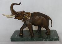 Lovely Antique Bronze Elephant on Marble Base (5 of 6) Lovely Antique Bronze Elephant on Marble Base (5 of 6)
