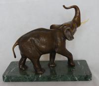 Lovely Antique Bronze Elephant on Marble Base (4 of 6) Lovely Antique Bronze Elephant on Marble Base (4 of 6)