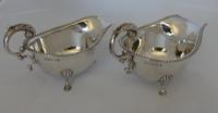 Pair of Silver Sauce Boats, Boxed, Birmingham 1932 (2 of 8) Pair of Silver Sauce Boats, Boxed, Birmingham 1932 (2 of 8)
