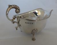 Pair of Silver Sauce Boats, Boxed, Birmingham 1932 (4 of 8) Pair of Silver Sauce Boats, Boxed, Birmingham 1932 (4 of 8)