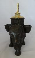 Unusual 19th Century Earthenware Elephant Table Lighter (3 of 6) Unusual 19th Century Earthenware Elephant Table Lighter (3 of 6)