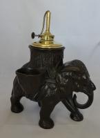 Unusual 19th Century Earthenware Elephant Table Lighter (2 of 6) Unusual 19th Century Earthenware Elephant Table Lighter (2 of 6)