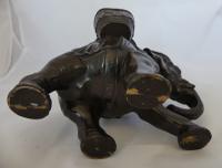 Unusual 19th Century Earthenware Elephant Table Lighter (6 of 6) Unusual 19th Century Earthenware Elephant Table Lighter (6 of 6)