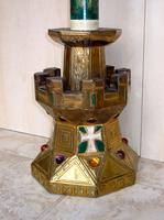 Pair of Very RAre 19th Century Gothic Style Candlesticks (4 of 4) Pair of Very RAre 19th Century Gothic Style Candlesticks (4 of 4)