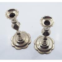 Pair of Georgian Petal Bases Candlesticks (3 of 6) Pair of Georgian Petal Bases Candlesticks (3 of 6)