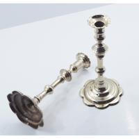 Pair of Georgian Petal Bases Candlesticks (4 of 6) Pair of Georgian Petal Bases Candlesticks (4 of 6)