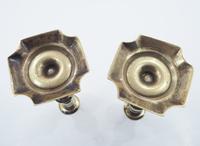 Pair of Queen Anne Brass Candlesticks (5 of 5) Pair of Queen Anne Brass Candlesticks (5 of 5)