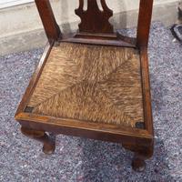 Pair of Early Georgian Oak Cab Leg Chairs (7 of 7) Pair of Early Georgian Oak Cab Leg Chairs (7 of 7)