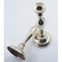 Elegant Pair of Georgian Brass Candlesticks (3 of 5) Elegant Pair of Georgian Brass Candlesticks (3 of 5)