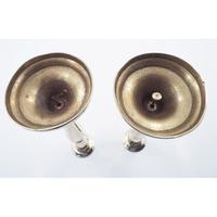 Elegant Pair of Georgian Brass Candlesticks (5 of 5) Elegant Pair of Georgian Brass Candlesticks (5 of 5)