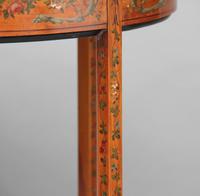 Early 20th Century Satinwood & Painted Bijouterie Table (10 of 11) Early 20th Century Satinwood & Painted Bijouterie Table (10 of 11)