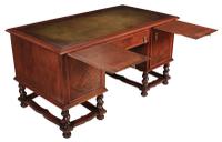 Walnut Leather Top Desk in the Style of William & Mary (5 of 13) Walnut Leather Top Desk in the Style of William & Mary (5 of 13)