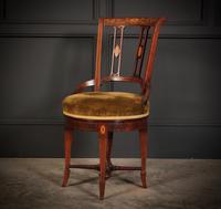 Mahogany Marquetry Inlaid Revolving Harpists Chair (6 of 12) Mahogany Marquetry Inlaid Revolving Harpists Chair (6 of 12)